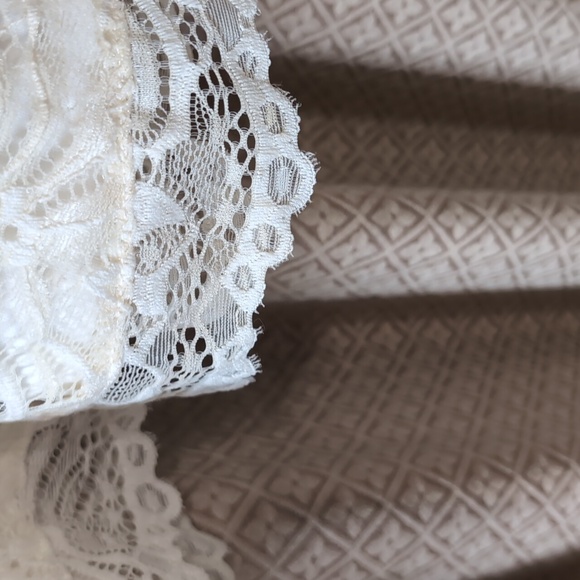 NWT Women's Size 2X Kiyonna Bridal White Bella  Lace Lined Dress - Picture 8 of 14